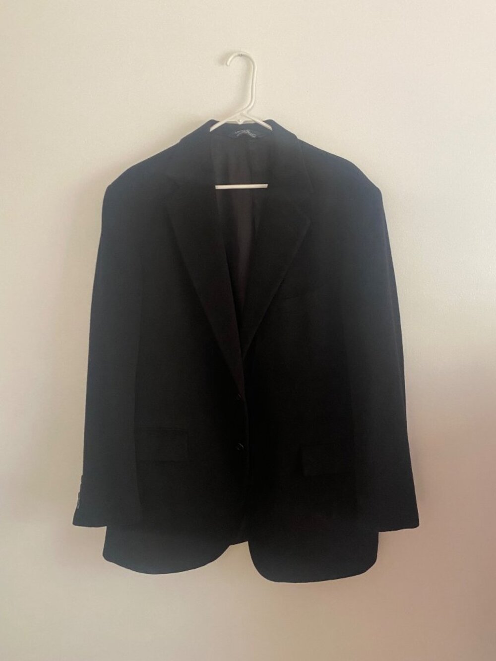 Men’s Polo By Ralph Lauren Black 2 Button Sport Coat Size 40 Reg.